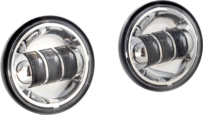 Letric Lighting Co. LLC-LPL-C 4.5in. Passing Lamp LED Inserts - Chrome