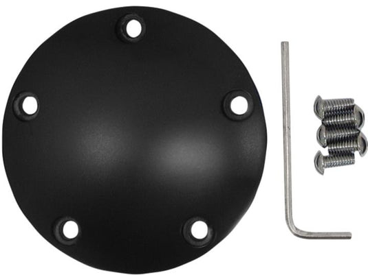 Drag Specialties 0940-1242 Chrome Spherical Radius Points Cover - Flat Black