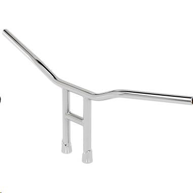 Biltwell Inc. 6222-1056 1in. Tyson 12in. Slotted Handlebar - Chrome