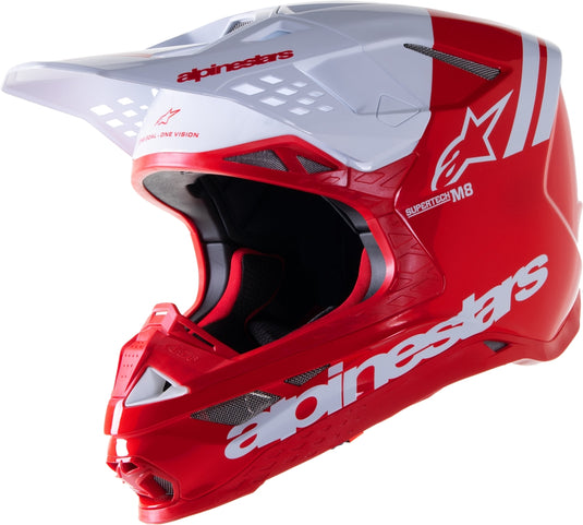 Bright Red/White Glossy