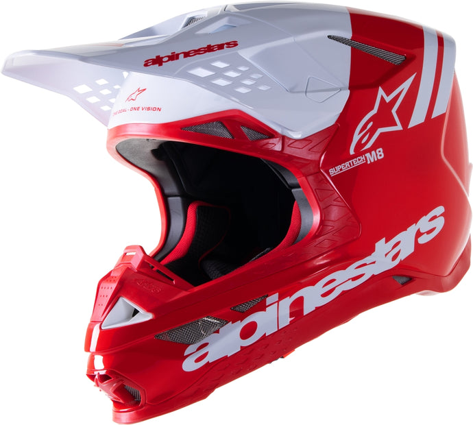 Bright Red/White Glossy