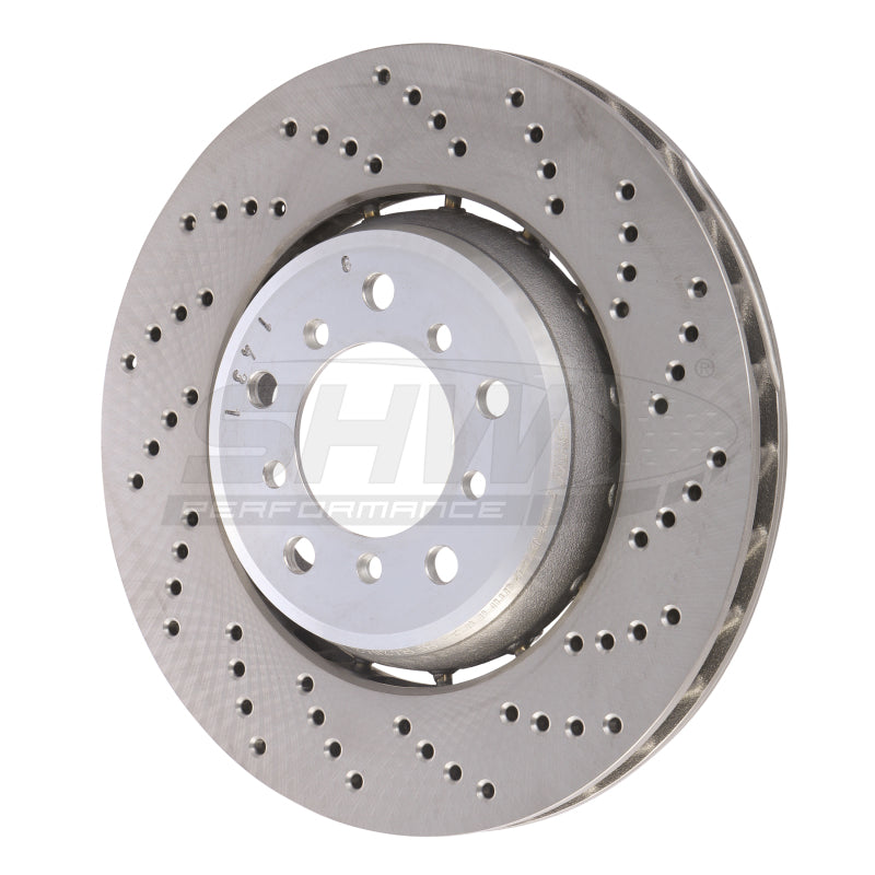 Load image into Gallery viewer, Shw Performance BFR42842 SHW Drilled Lightweight Rotors
