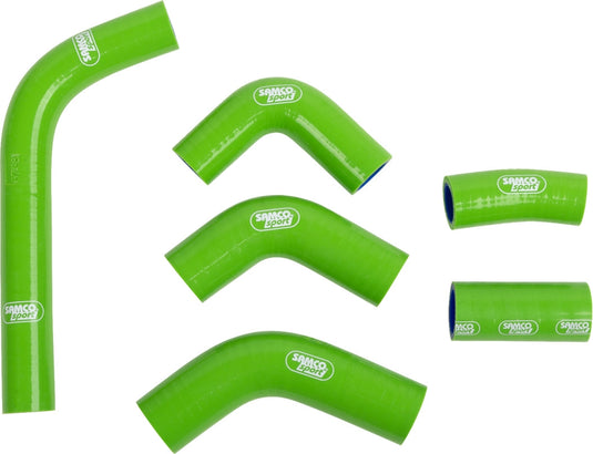 Samco Sport KAW-103-GN Radiator Hose Clamp Kit - Green