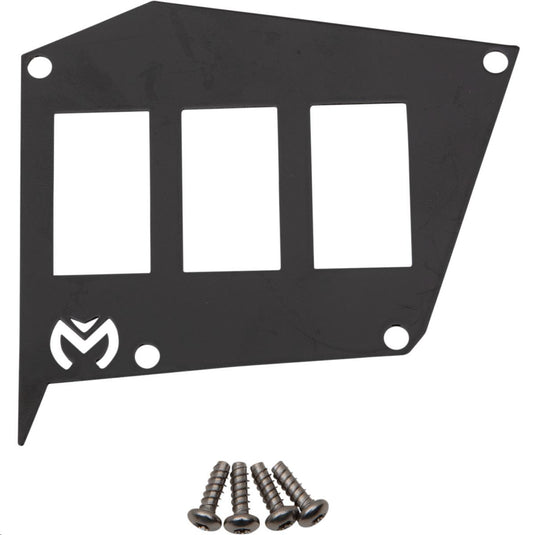 Moose Utility 100-5065-PU Switch Dash Plate - Black