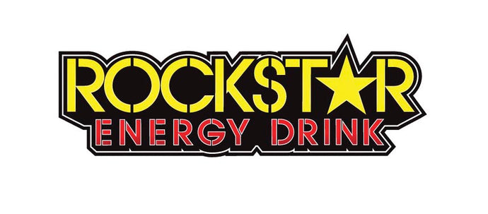 Factory Effex 15-94720 Rockstar Energy Drink 12in. Die-Cut Sticker - Text Logo