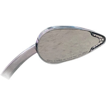 Custom Dynamics CD-MIR-PLUG-C Dynamic Amber/ White Led Mirror - Chrome