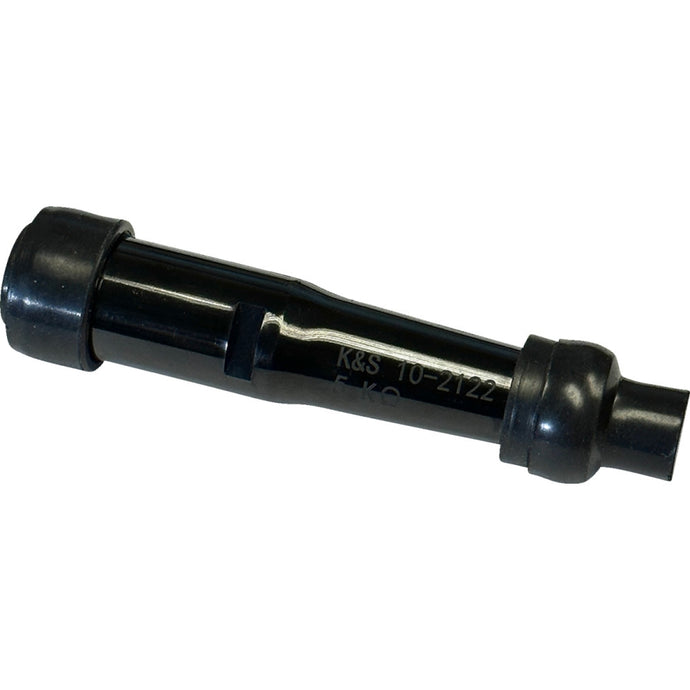K&S Technologies 10-2122 Spark Plug Resistor Cover - Straight Type - 14mm. - Black