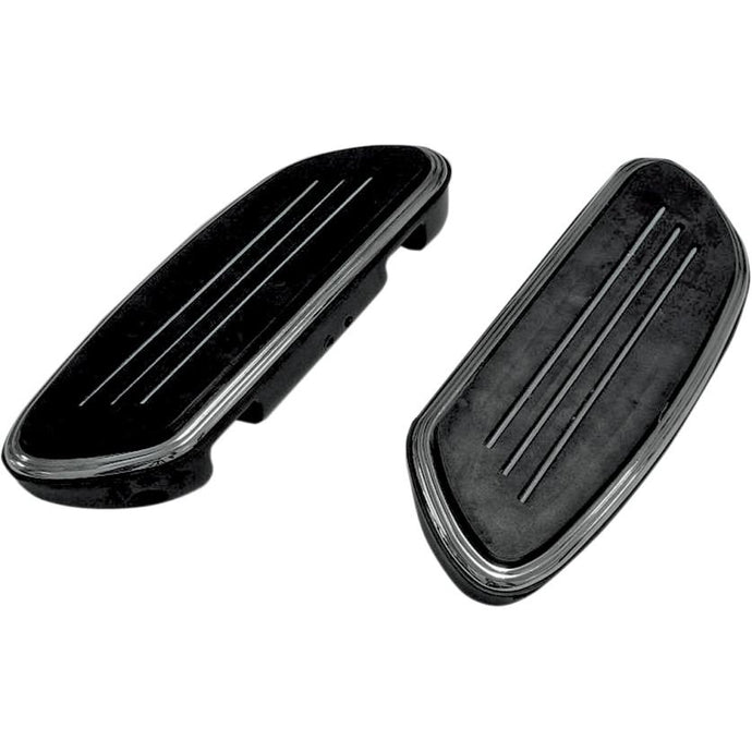 Drag Specialties 1621-0350 Streamline Passenger Floorboards - Black