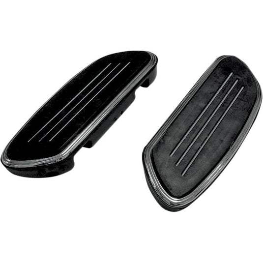 Drag Specialties 1621-0350 Streamline Passenger Floorboards - Black
