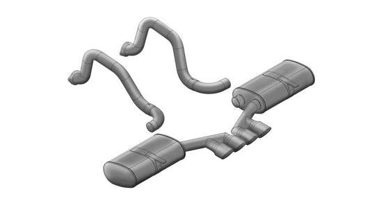 Corsa Performance 14139 COR Axle-Back Sport