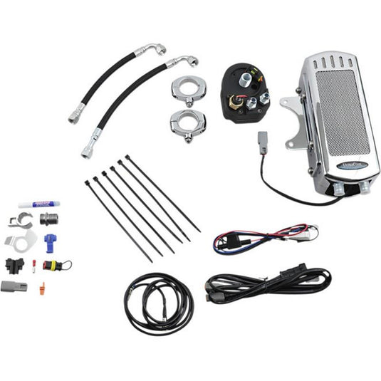 Ultracool SMD-1C Frame Mounted Oil Cooler Kit - Chrome