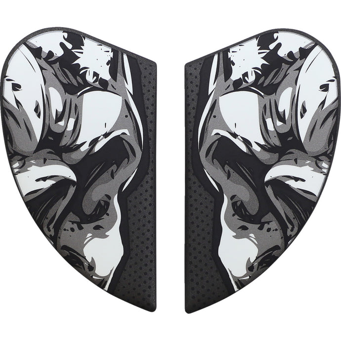 Icon Side Plates for Airform Helmet - Death or Glory Black