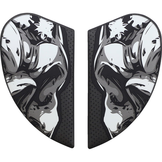 Icon Side Plates for Airform Helmet - Death or Glory Black