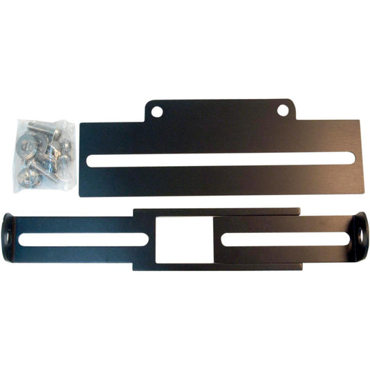 Emgo 86-42654 Universal License Plate Bracket - Black