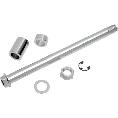 Drag Specialties 0214-0585 Chrome Axle Kit - Rear