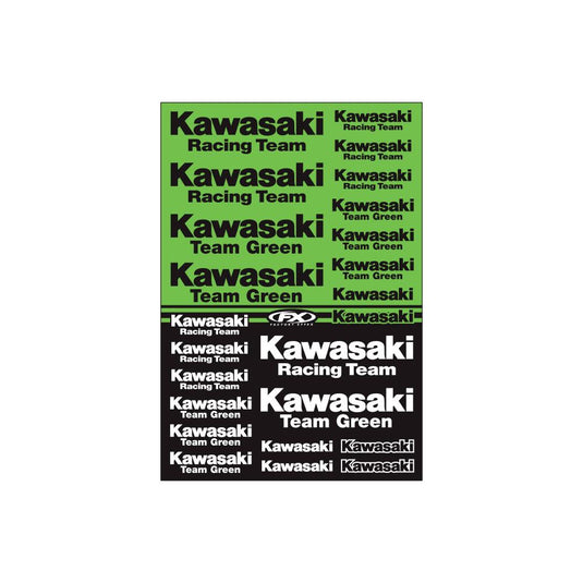 Factory Effex 22-68132 Universal Graphics Kit - Kawasaki Racing