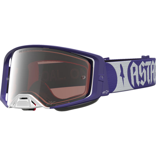 Alpinestars Supertech Atrox Goggles (Purple/White)