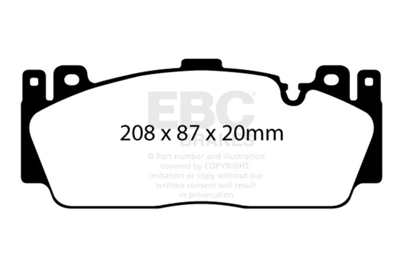 Load image into Gallery viewer, Ebc DP42148R EBC Yellowstuff Brake Pad Sets
