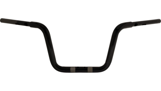 Drag Specialties 0601-6555 1-1/4in. Ape Hanger Touring Handlebar - 10in. - Gloss Black