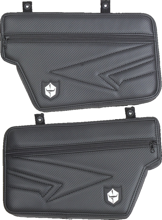 Pro Armor H191Y329BL Door Knee Pads - Front - Large - Black