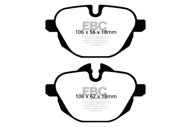 Load image into Gallery viewer, Ebc DP22047 EBC Greenstuff Brake Pad Sets

