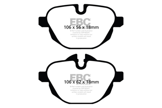 Ebc DP22047 EBC Greenstuff Brake Pad Sets