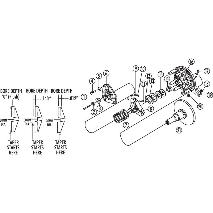 Comet 216018A Bolt Kit - Retaining