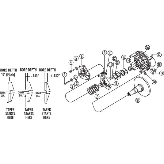 Comet 216018A Bolt Kit - Retaining