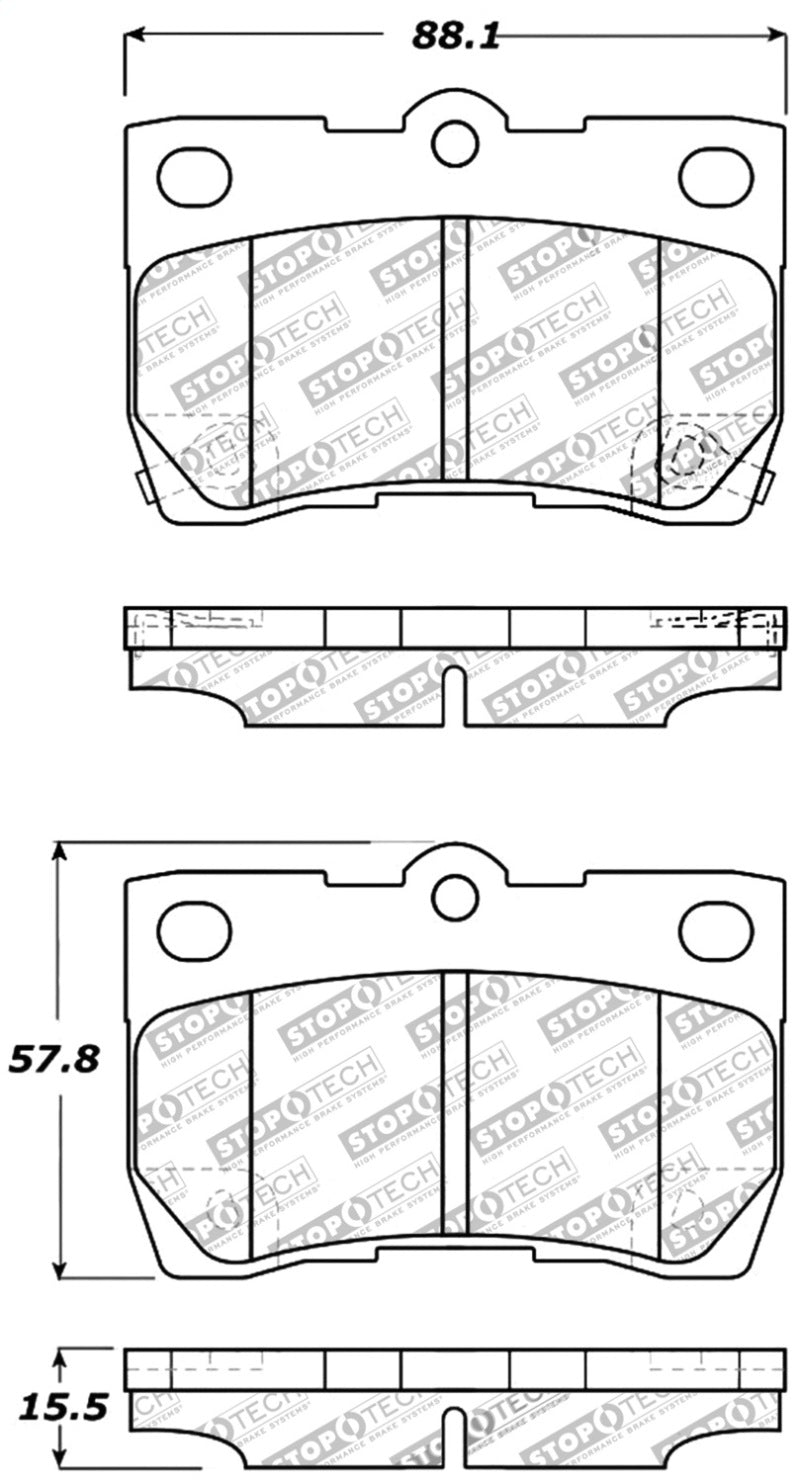 Load image into Gallery viewer, Stoptech 309.11130 ST Sport Brake Pads
