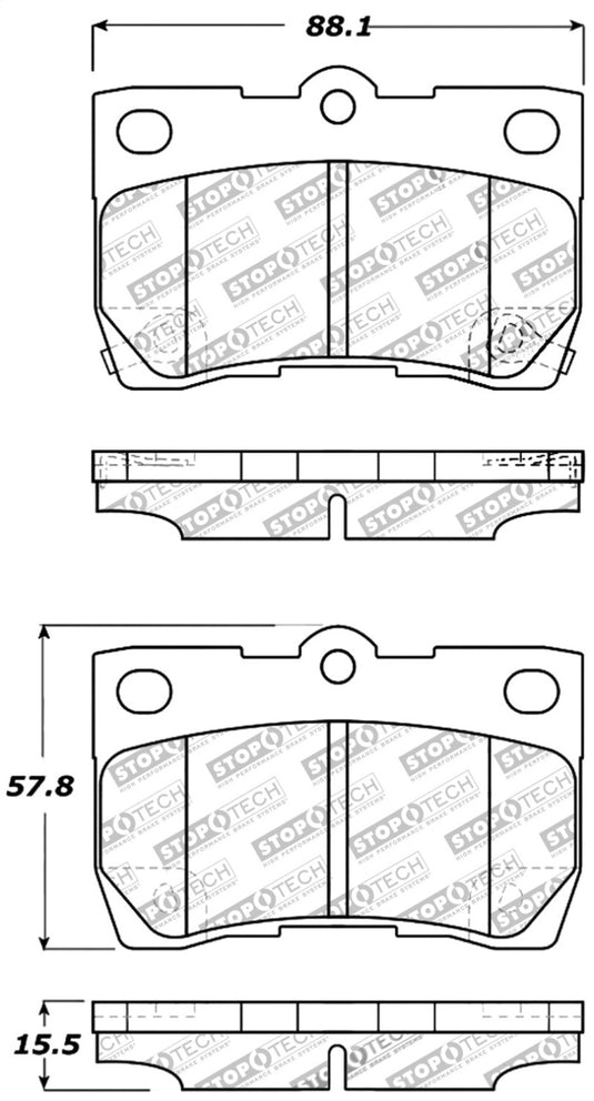 Stoptech 309.11130 ST Sport Brake Pads