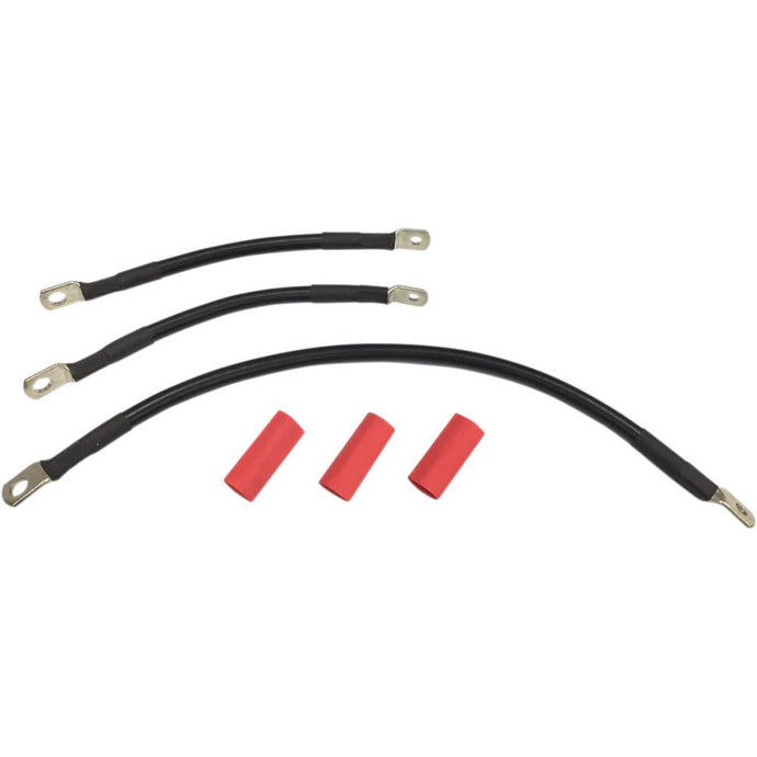 Drag Specialties 2113-0664 Battery Cable Kit - 8in. and 15in.