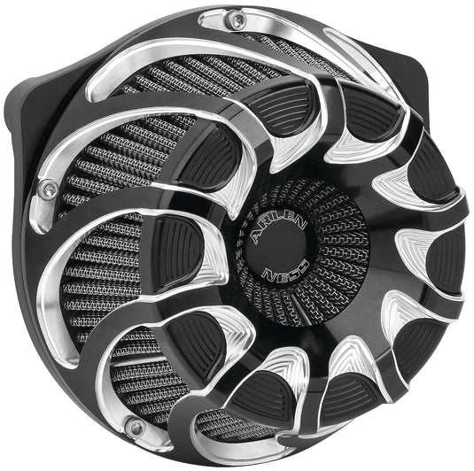 Arlen Ness 18-981 Inverted Series Air Cleaner Kit - Drift - Black