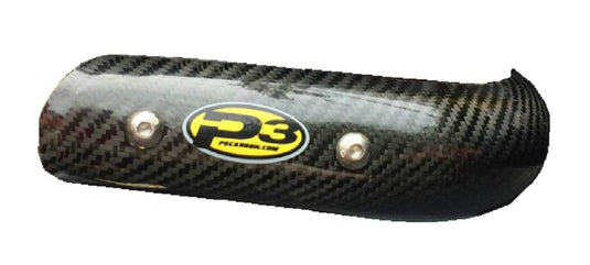 P3 208072 Header Heat Shield - Carbon Fiber