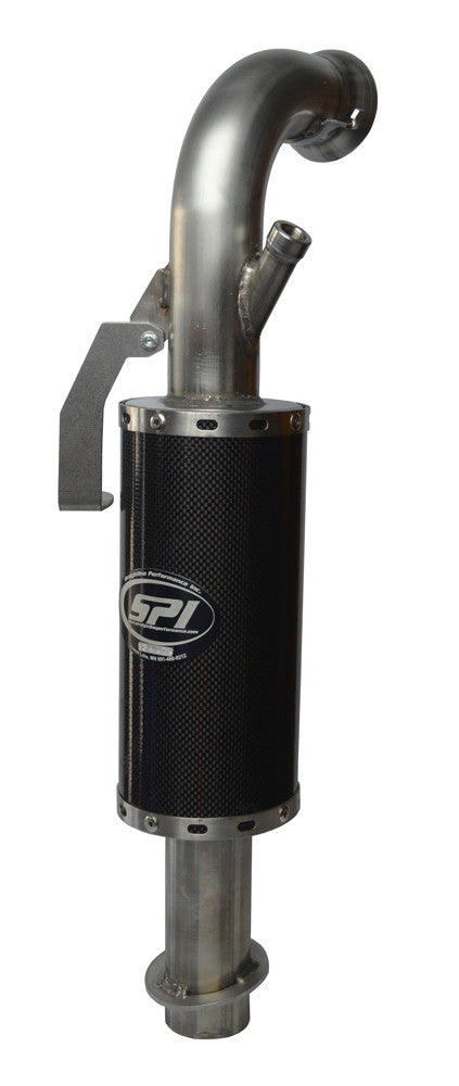 Straightline Performance 134-176 Lightweight Carbon Stainless Silencer