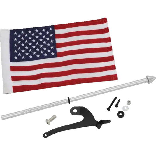 Show Chrome 41-210R Flag Pole - Left - Black