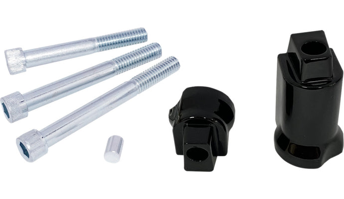 Drag Specialties 1621-1005 Passenger Floorboard Mount Kit - Gloss Black