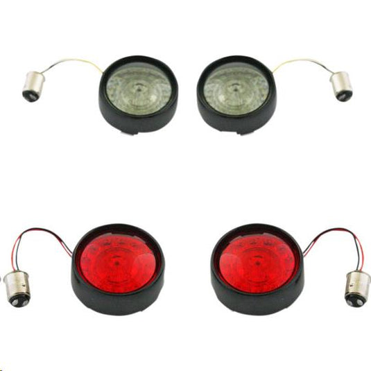 Custom Dynamics PB-BCM2-BB-B Probeam Turn Signal Insert Kit - Black Bezel