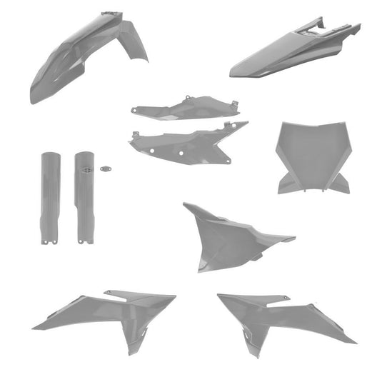 Acerbis 2986810011 Full Plastic Kit - Gray
