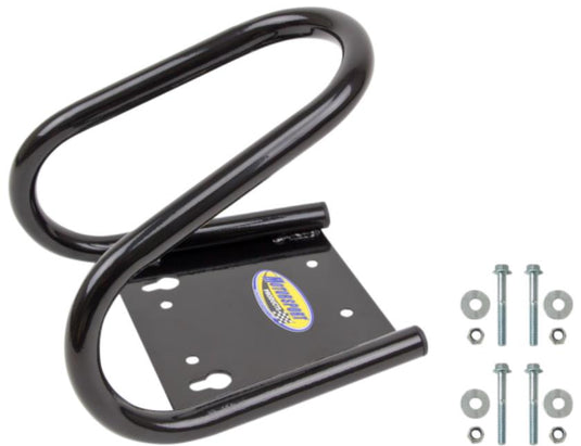 Motorsport Products 97-3012 Steel Wheel Chock - Black Powdercoat