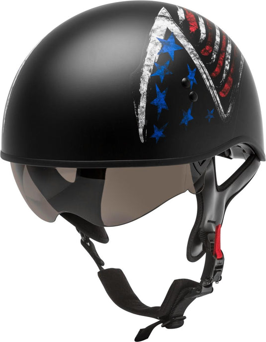 Matte Black/Red/White/Blue