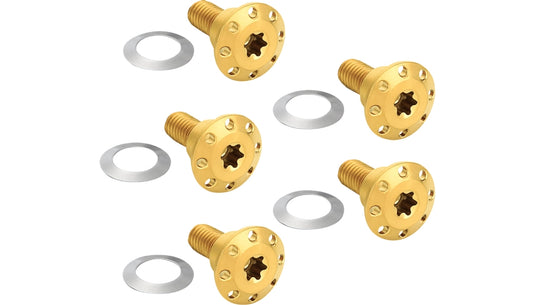 Arlen Ness 300-922 Holeshot Floating Brake Rotor Hardware Kit - Front - Gold