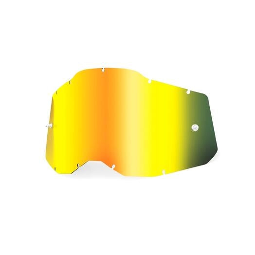 100% Replacement  Sheet Lens for RC2/AC2/ST2 Goggles -  Mirror Gold  Lens