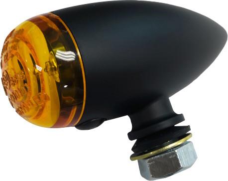 Harddrive 20-6589SABLED Universal LED Flat Black Marker Turn Signal Light - Amber Lens