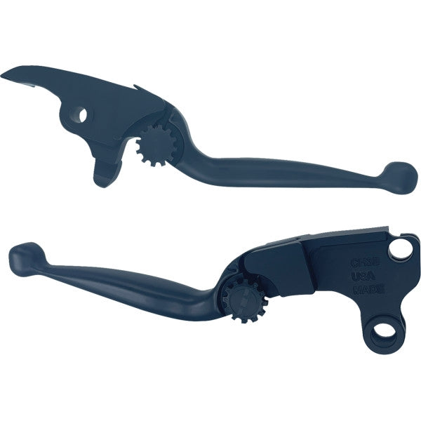Psr 12-00617-22 Journey Adjustable Lever Set for Harley Models - Black