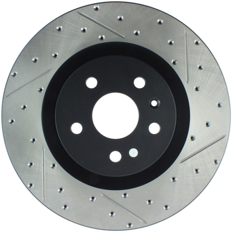 Load image into Gallery viewer, Stoptech 127.62124L ST Slot &amp; Drill Brake Rotors

