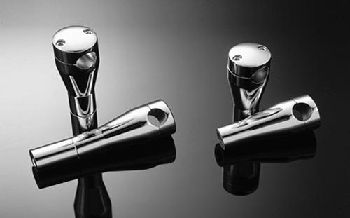 Highway Hawk HH-56-006 6in. Round Riser Set - 1/2in. UNF Mount