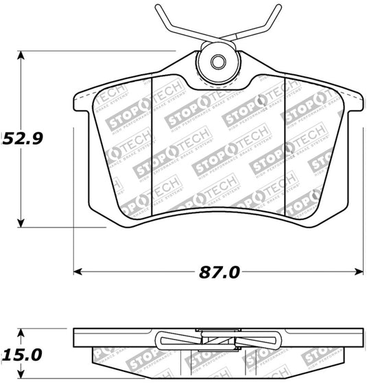 Stoptech 309.03400 ST Sport Brake Pads