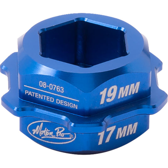 Motion Pro 08-0763 T6 Tire Lever Hex Adapter - 30mm to 17mm/19mm