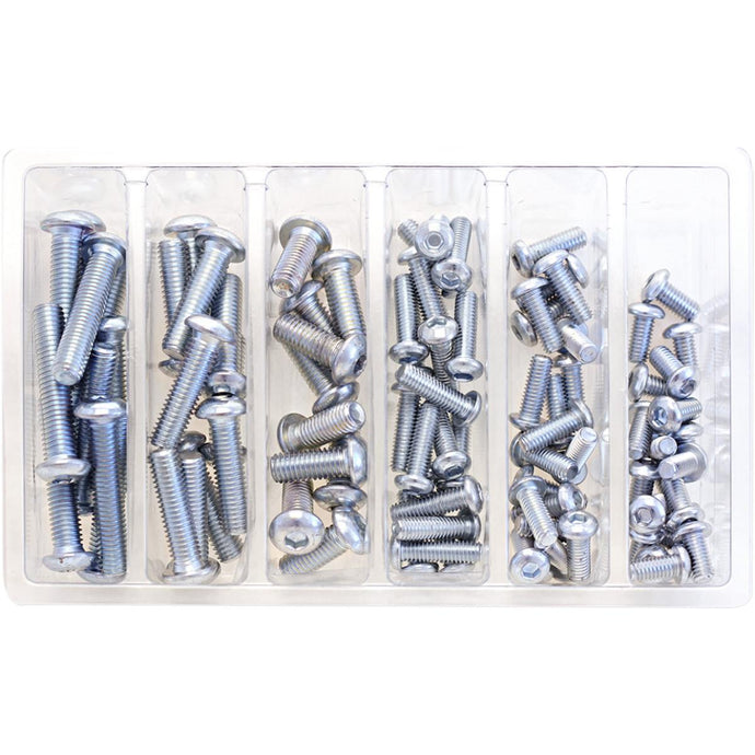 Bolt Mc Hardware SV-BHM6M8 M6/M8 Button Allen Head Bolt Assortment