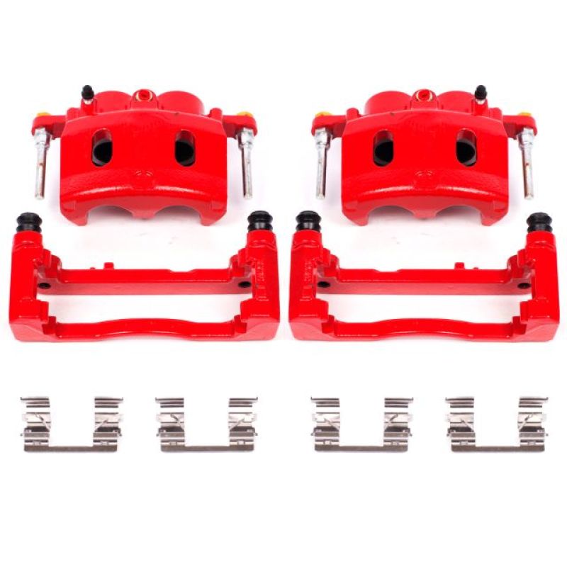 Load image into Gallery viewer, Powerstop S4918A PSB Red Calipers

